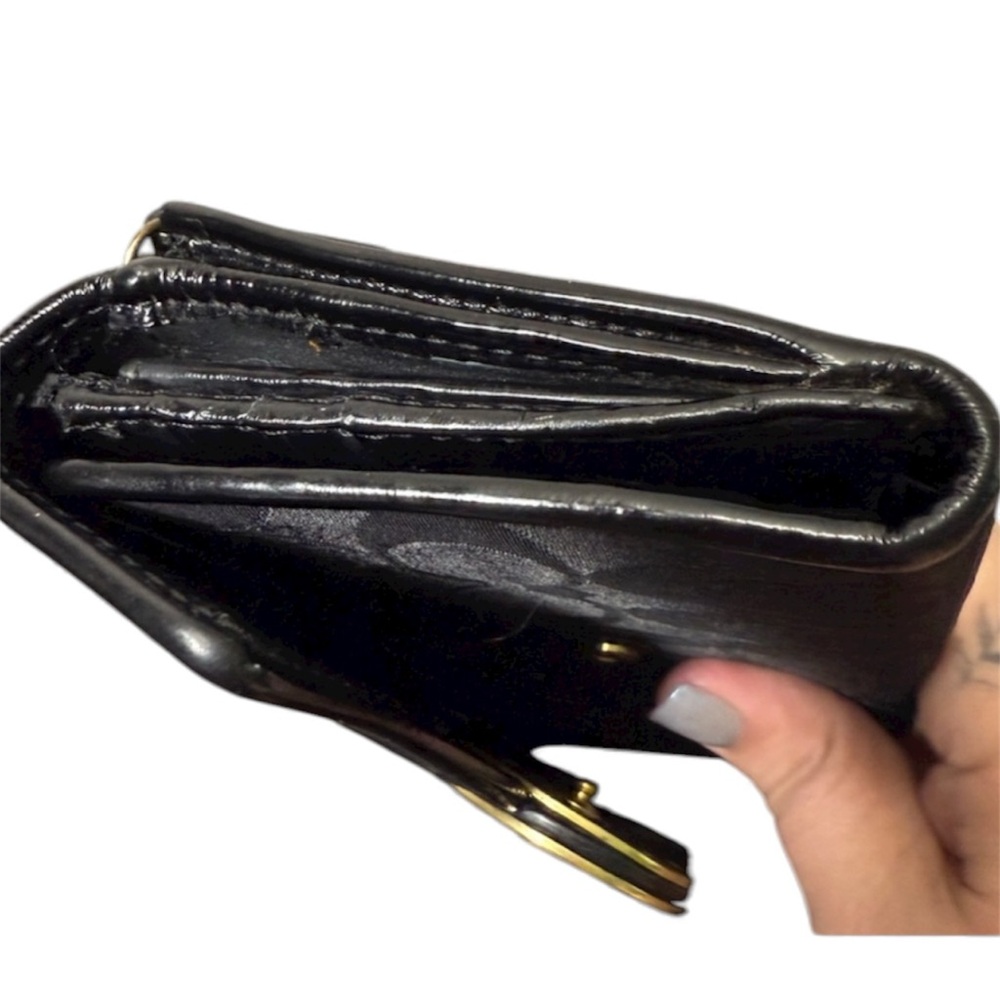 Coach Alexandra Signature Leather Wallet - EUC - Picture 4 of 6